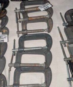 3" Mastercraft C Clamps (6)
