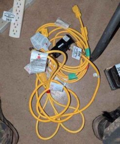 Yellow Extension cords