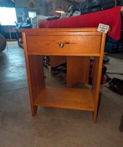 Wooden Bedside stand with single drawer