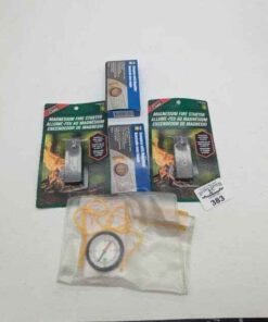 Fire Starters, compasses with magnifiers