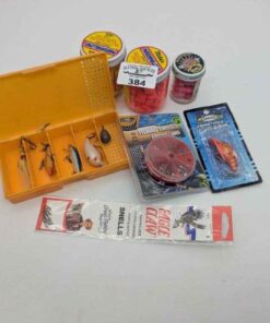 Trout bait, fishing swivels, fishing lures