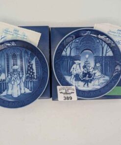 Royal Copenhagen Christmas1990 & 1991 plates