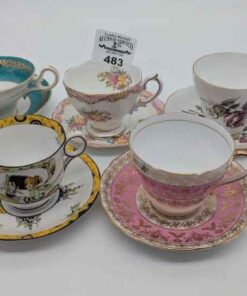 Royal Albert, Royal Ascot, Salisbury & Melba Tea cups and saucers