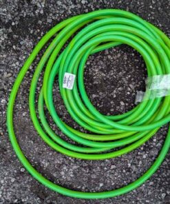 Lime green garden hose