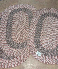 Braided throw mats