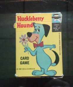 Vintage 1961 card game Huckleberry hound all cards present with instructions in very good condition