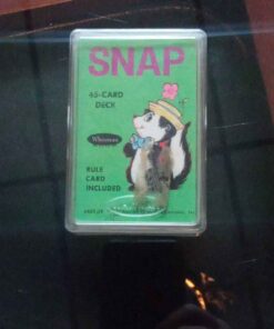 Vintage card game snap very good condition with instructions