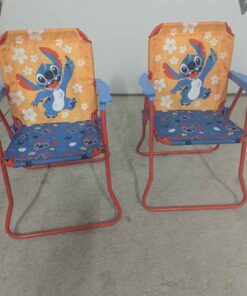Disney- Stitch folding camp/patio chairs- kids- brand new- quantity