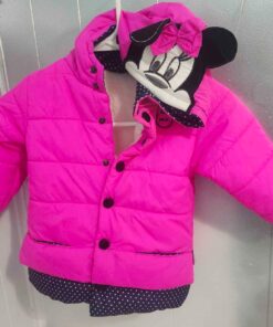 Minnie Mouse pink hooded winter jacket