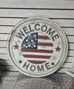 Welcome home American décor 23.5"