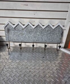 Large 26 inch wide. Metal hooks