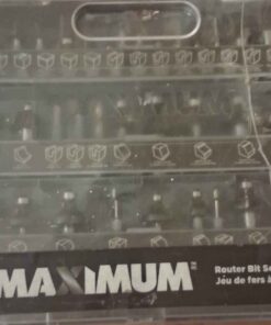 Maximum router bit set