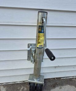 dual wheel trailer jack