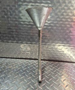 Metal funnel with flex spout