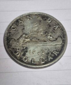 1958 Canadian silver dollar