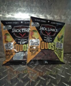 Duos Jalapeno / peach beef jerky