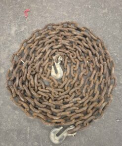 Approximately 24 foot 3/8" chain with hooks