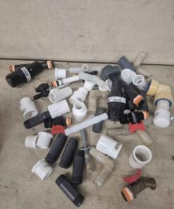 Job lot of valves taps etc