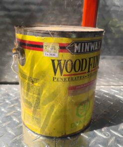Wood finish...... appears to be almost full