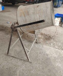 Metal tub cement mixer
