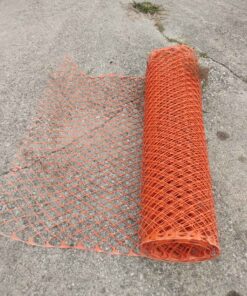 Plastic snow fence