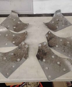 Set of six stainless steel spinner fans..... fits flagship combines