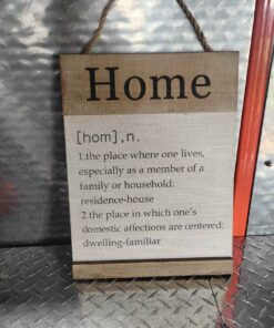 Home definition wall hanging