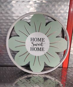 Home sweet home 15.5 inch floral decor