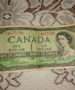 1954 Canadian $1 bill