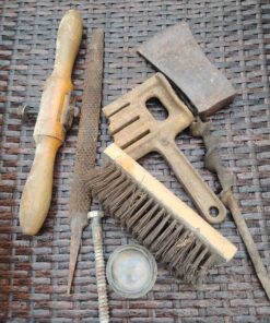 Wire brush axe head and more Job Lot