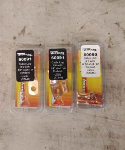 Qty 2 pkg 60091 and 1 60090 copper lugs