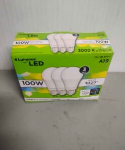 100 W equivalent LED bulbs