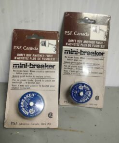 Resettable mini breaker glass fuse replacement