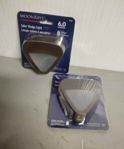 Qty 2 solar wedge lights
