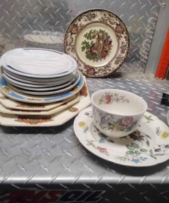 Assorted dinnerware English and current