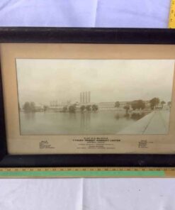 Framed Photo - Plant No. 5 Belleville Canada Cement Company Limited