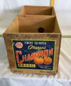 Wooden “Orange” Crate