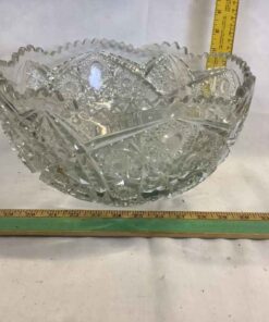 Large Cut Glass Bowl