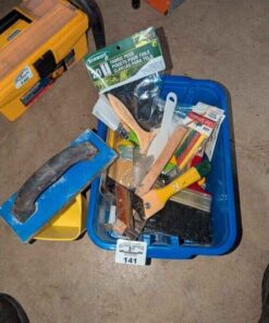 Painting Supplies box lot