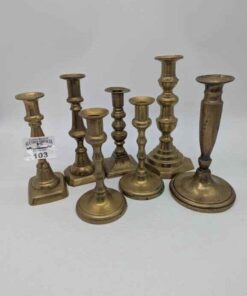 Brass candle stick holders