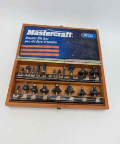 Mastercraft router bit set