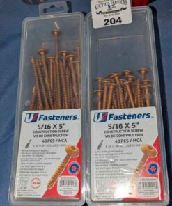 U2 Fasteners: Construction screws