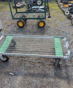 Steel grate utility cart