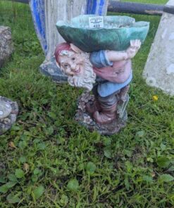 Garden Gnome bird bath