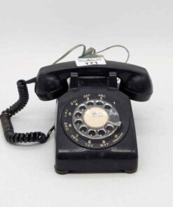 Black Northern Electric Rotary Dial Telephone