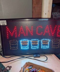 Illuminated "Man Cave" sign