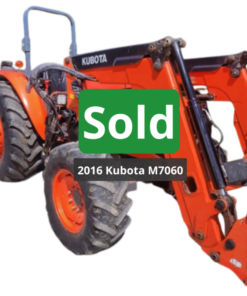 SOLD 2016 Kubota M7060