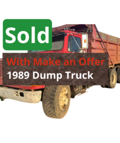 Sold 1989 Dump Truck