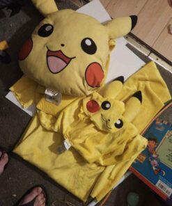 PIKACHU PJS SIZE 12 AND PIKACHU PILLOW