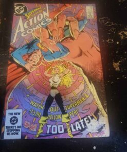 Superman starring in Action comics